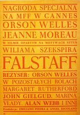 poster falstaff, chimes at midnight