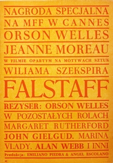 poster falstaff, chimes at midnight