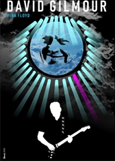 poster david gilmour, pink floyd, miroslaw lakomski