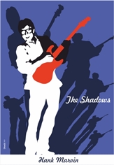 poster hank marvin the shadows, miroslaw lakomski