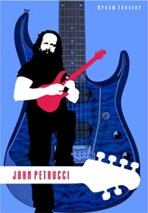 poster john petrucci, dream theater, miroslaw-lakomski