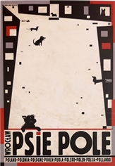 poster dog's field, psie pole, ryszard kaja