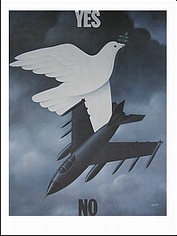 yes no olbinski poster