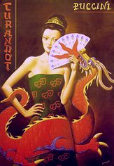 olbinski opera poster turandot