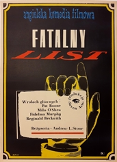 poster never put in writing, fatalny list, janusz rapnicki