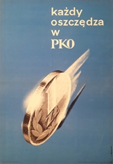 plakat kazdy-oszczedza-w-pko, zbigniew-waszewski