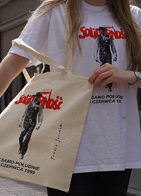 t-shirt and bag