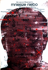 plakat mniejsze niebo, waldemar swierzy