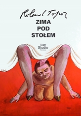 poster zima pod stolem, roland topor