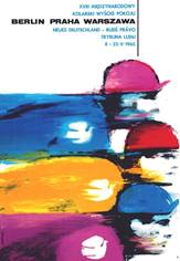 berlin praha warszawa sport poster